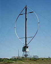 30 m Darrieus wind turbine in the Magdalen Islands