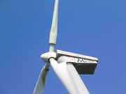 Three bladed wind turbine